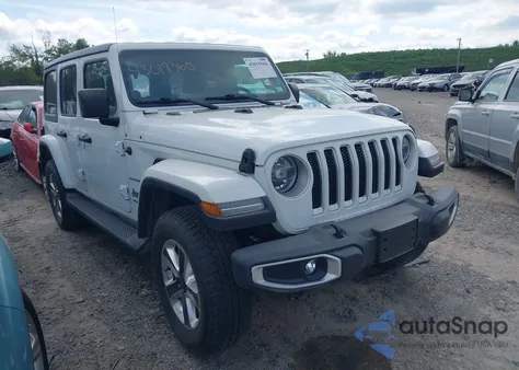 2021 Jeep Wrangler Unlimited Sahara z USA, uszkodzony, nr VIN 1C4HJXEG8MW567364